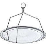St. Morritz No:2 Çaycı & Kahveci Tepsisi Askılı Çelik 40 cm