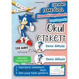 St. Morritz Okul Kalem Defter Etiketi Özel Isim Yazılabilen Etiketi Sticker Seti - 150 Adet