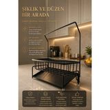St. Morritz Paslanmaz Mutfak Tezgah Üstü Düzenleyici Sıvı Sabunluk Standı, Bulaşık Deterjanlık Organizer