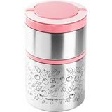 St. Morritz Pembe 2 Katlı Termos 930 ml