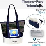 St. Morritz PF12 Elektriksiz&buzsuz Soğutucu Termal Seyahat Plaj Çantası/ 1 Adet Thermo-Pure Jel Dahil - -Olivine