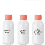 St. Morritz Ph 4.01 - 7.01 Saf Su (Distile Su) Kalibrasyon Sıvıları 2 Litre Set