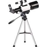 St. Morritz Profesyonel Astronomik Teleskop 150X Yakınlaştırma - 70MM Objektif Uzay-Ay-Doğa Gözlem Teleskobu
