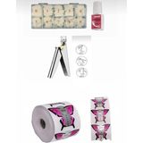 St. Morritz Protez Tırnak 500’LÜ Kemik Tips ; Tips Makası ; Mxbon Yapıştırıcı; 100’LÜ Kelebek Şablonu Set