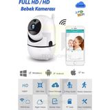 St. Morritz Ptz Gece Görüşlü Bebek Kamerası Wifi Akıllı Güvenlik Kamerası Bebek Monitörü Evcil Hayvan Kamerası