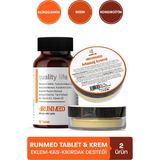St. Morritz Runmed 2'li Seti (Krem + Tablet) Glukozamin Glucosamine Chondroitin Msm Tip 2 Kolajen D3 K2 Vitamini