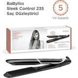 St. Morritz Sleek Control 35 mm 235 Derece Turmalin Seramik Plaka Tarak Aparatlı Saç Düzleştirici Siyah ST397E
