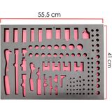 St. Morritz Takım Boş Eva Organizer Lokma ve Cırcır Kol Için 110 Adet Bölme 55,5cm x 41 cm - 55,5 x 41 cm