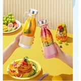 St. Morritz Taşınabilir Blender, Taşınabilir Mini Hızlı Blender 350ML Meyve Sıkacağı Kupası, Kablosuz Şarjlı, S - Ahşap