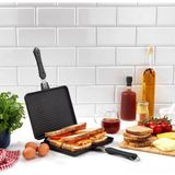 St. Morritz Tastemake Xl Döküm Ocak Üstü Tost Izgara 20X26 Cm-2 Parça