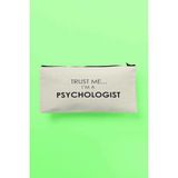 St. Morritz Trust Me I'm A Psychologist Psikolog Hediye Baskılı Bez Makyaj Çantası Kalemlik Cüzdan