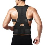 St. Morritz Unisex Medikal Dik Duruş Korsesi Bel Sırt Ağrısı Yardımcı Korse Kamburluk Önleyici Siyah Manyetik