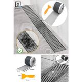 St. Morritz Yapışkanlı Çok Amaçlı Gider Süzgeci, Saç Kılı Tutucu ve Sineklik Tamir Kiti 12 cm * 4 Metre