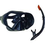 St. Morritz Yetişkin Dalış Maskesi ve Snorkel Seti Siyah Lisinya 51713
