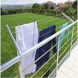 St. Morritz Yuvarlak Küpeşte ve Balkon Korkuluk Için Alüminyum Çamaşırlık