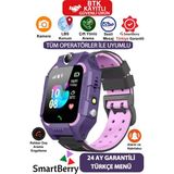 St. Morritz Z2 Lbs Konumlu Akıllı Çocuk Takip Saati Sim Kartlı Arama, Kameralı, Gizli Dinleme Özellikli- Mor
