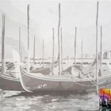 St. Petersburg Desenli Pres Tuval 30x40 cm Venice