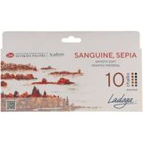 St. Petersburg Ladoga Çizim Tebeşiri Sanguine ve Sepia 6 Renk 10 Adet 2721422313