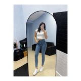 St.Poll LİKRALI YÜKSEK BEL KAR YIKAMA MAVİ SKİNNY FİT JEANS PANTOLON