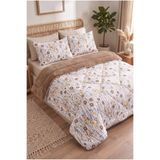 St Shopyteks Çift Kişilik Çift Taraflı Welsoft Yorgan Seti 195x215 cm | %100 Silikon Dolgulu | 2 Yastık Kılıflı