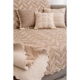 St Shopyteks Kaymaz Welsoft Koltuk Örtüsü 170x210 Açık Kahve Evcil Hayvan Dostu Kanepe & Çekyat Örtüsü