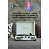 ST14012 Retro Pikap - Bluetooth ve Şarj Özellikli - Tüm Plakları Çalabilme - Çok Renkli