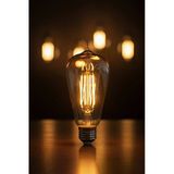 St6 Led Filament Ampul 6W 2700K Amber Cam – Sarı Işık – 600 Lümen