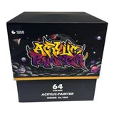 Sta 100064 Akrilik Marker Kalem Seti 2mm Uç 64'lü (Renk) Kutulu