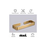 Staal Gold Banyo Askısı Kaliteli Paslanmaz Çelik, Havluluk, Eşya Düzenleyici - Pratik Yapışkanlı Tasarım