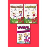 Staau Çocuk 1. Sınıf Kaynak Kitapları Seti (3 Kitap) - 6 - 8 Yaş Okuma Yazma, Matematik, yarıyıl