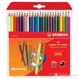Stabilo 1224-77 Color Kuru Boya 24 Renk
