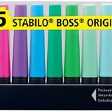 Stabilo 7015-01-5 Boss Original 15'li Yeni Fosforlu Kalem Set