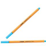 Stabilo 88/031 Keçe Uç Kalem 88-033 Fosforlu Mavi (10 Lu Paket)