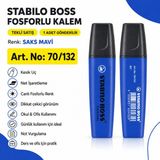 Stabilo Boss Fosforlu Kalem 1 Adet – Metin Işaretleme Kalemi - 70/132 SAKS MAVİ