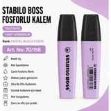 Stabilo Boss Fosforlu Kalem 1 Adet – Metin Işaretleme Kalemi - 70/158 PASTEL BUZLU FUŞYA