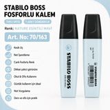 Stabilo Boss Fosforlu Kalem 1 Adet – Metin Işaretleme Kalemi - 70/163 NATURE ESİNTİLİ MAVİ