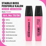 Stabilo Boss Fosforlu Kalem 1 Adet – Metin Işaretleme Kalemi - 70/56 PEMBE