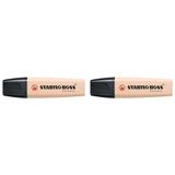STABILO BOSS NatureCOLORS - Fosforlu Kalem - Bej (2 paketi)