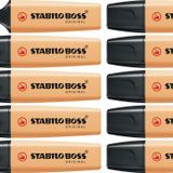 Stabilo Boss Original 10'lu Paket, Yumuşak Turuncu Pastel Fosforlu Kalem,