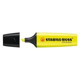 STABILO BOSS orijinal şarj edilebilir fosforlu kalem, 2-5 mm eğimli uç, 12 adet, sarı