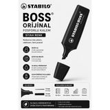Stabilo Boss Orjinal Fosforlu Kalem Siyah - 1 Adet