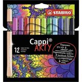 stabilo cappi arty 12 renk sanatsal keçeli kalem 168/12-1-20 - Yok