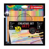 Stabilo Creatıve Set Arty 24'lü Pen+8868/24-1-20 Point