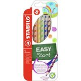 STABILO EASYcolors - Ergonomik Kuru Boya Kalemi - Sağ El - 6'lı Paket - Çeşitli Renkler