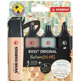 STABILO FOSFORLU KALEM BOSS NATURECOLORS SET 4 LÜ 70/4-2-5