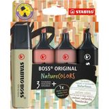 stabilo fosforlu kalem (ışaret kalemi) boss naturecolors 4er s-y-k-g 70/4-2-3 (4 lü set) - Yok