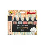 Stabilo Fosforlu Kalem (İşaret Kalemi) Boss Naturecolors 6Er Etui 70/6-2-2 (6 Lı Set)