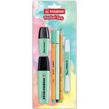 Stabilo Fosforlu Kalem (İşaret Kalemi) Boss Original 2-5 Mm Kesik Uç Tek Renk Pastel Set Yeşil 70/116-6 (6 Lı Paket)