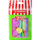 Stabilo Pen 68 Kalın Uçlu Mini Sweet Colors 15'li Paket Keçeli Kalem