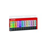 Stabilo Penmark Fosforlu Kalem (İşaret Kalemi) 12 Li Karışık Renk 6 Neon+ 6 Simli HS50512NS